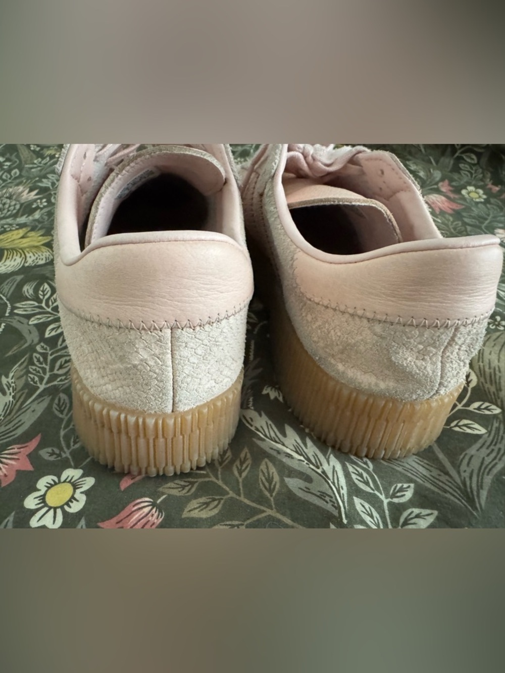 adidas Samba Women’s Light Pink Sneakers with Gum Sole - Picture 4 of 8